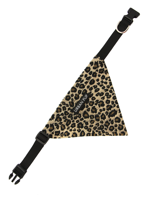 Urban Pup Leopard Bandana Brun/Beige - 3