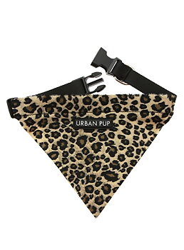 Urban Pup Leopard Bandana Brun/Beige