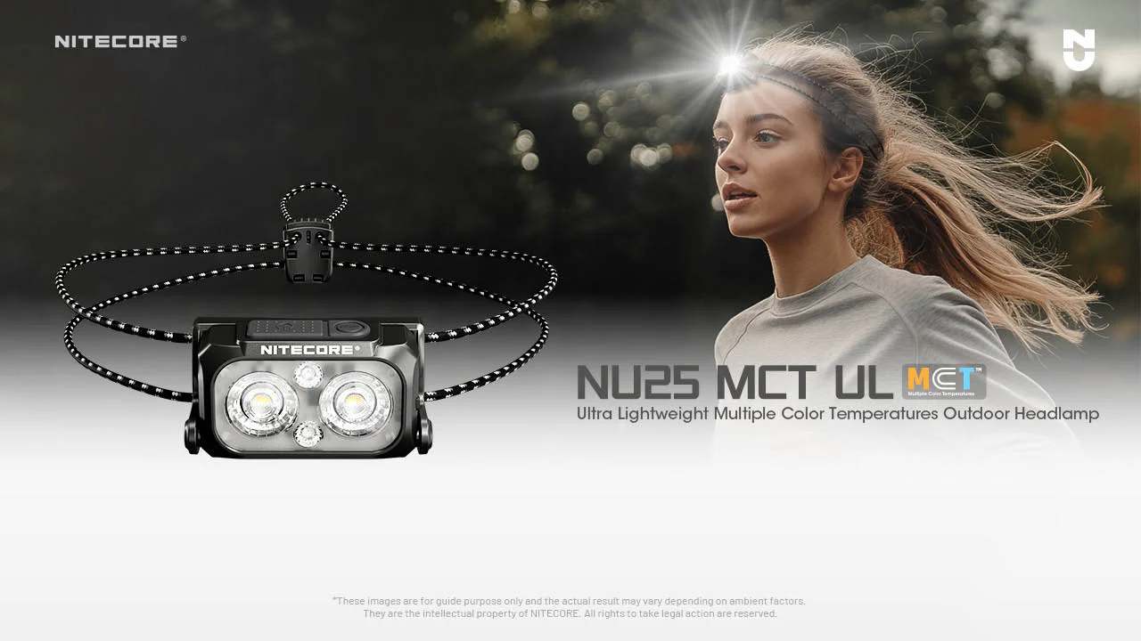 Pannlampa Nitecore NU25 MCT UL - 12