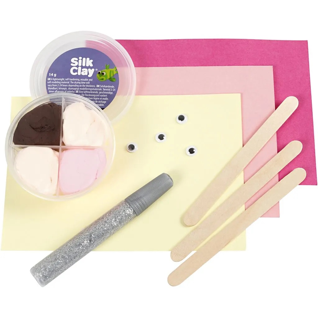 Mini DIY kit Glasspinnefigurer - 4