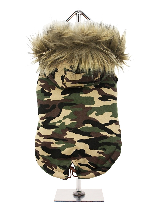 Urban Pup Camouflage Fish Tail Parkas Grön Camo