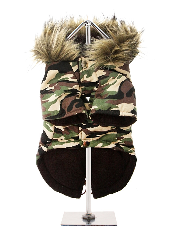 Urban Pup Camouflage Fish Tail Parkas Grön Camo - 3