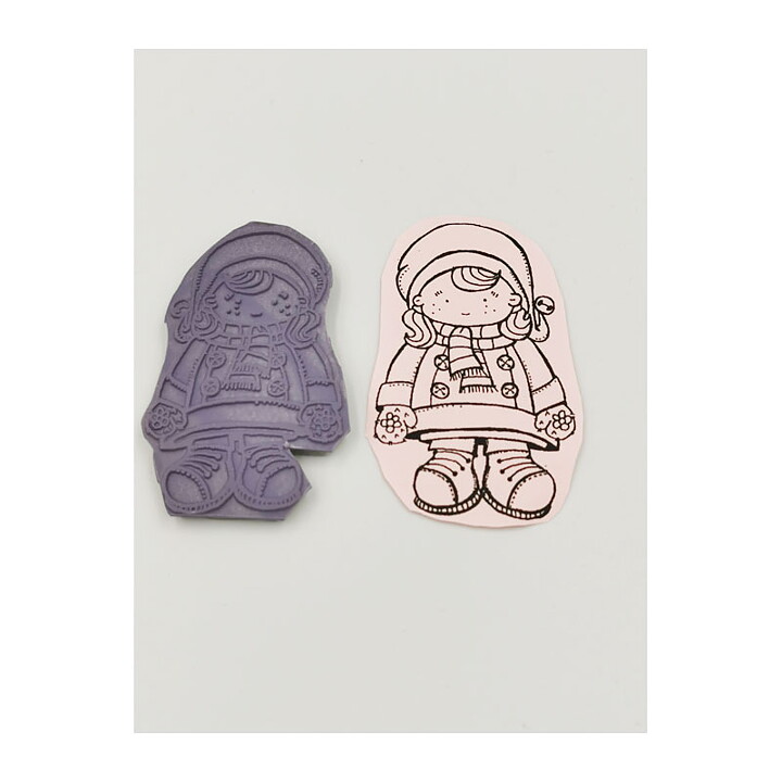 Cling Stamps Second Hand - Christmas Kids 2