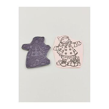 Cling Stamps Second Hand - Christmas Kids 5