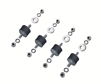 Vibration dampers - Cylindrical - 1 set