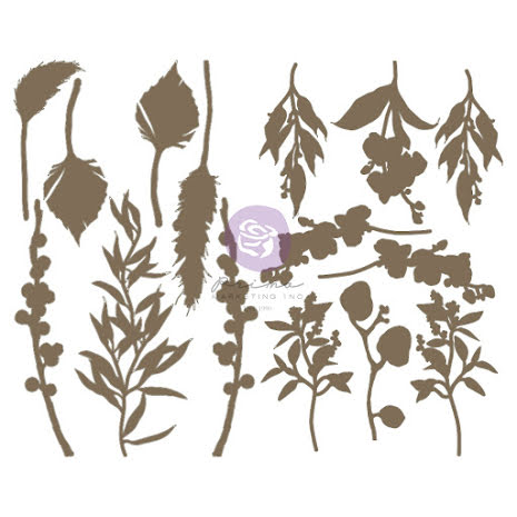 Prima Sharon Ziv Chipboard Die Cuts 15/Pkg - Orchidea