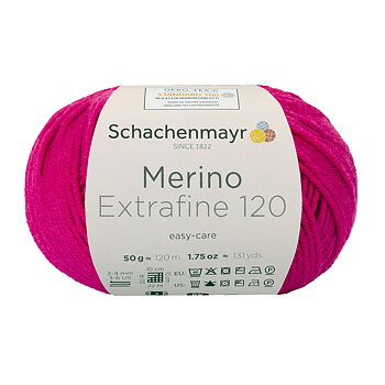 Merino Extrafine 120 - cyklamen 140