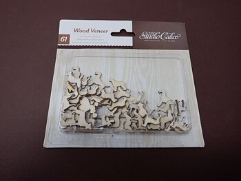 Studio Calico Wood Veneer Embellishments Pets Dogs New HC5620