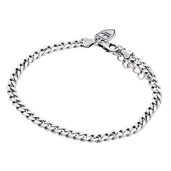Nobel armband pansar silver