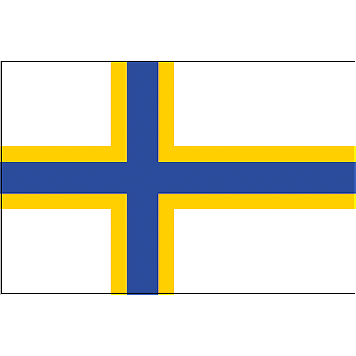 Fasadflagga - Sverigefinska 70 cm - 2