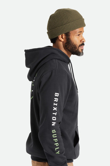 Brixton Heist Beanie military olive - 5