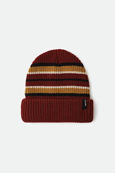 Brixton Heist Beanie fired brick