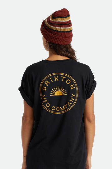 Brixton Heist Beanie fired brick - 4