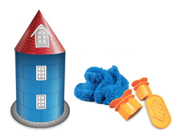 Moomin Sand Toys in bucket - Letters - 3