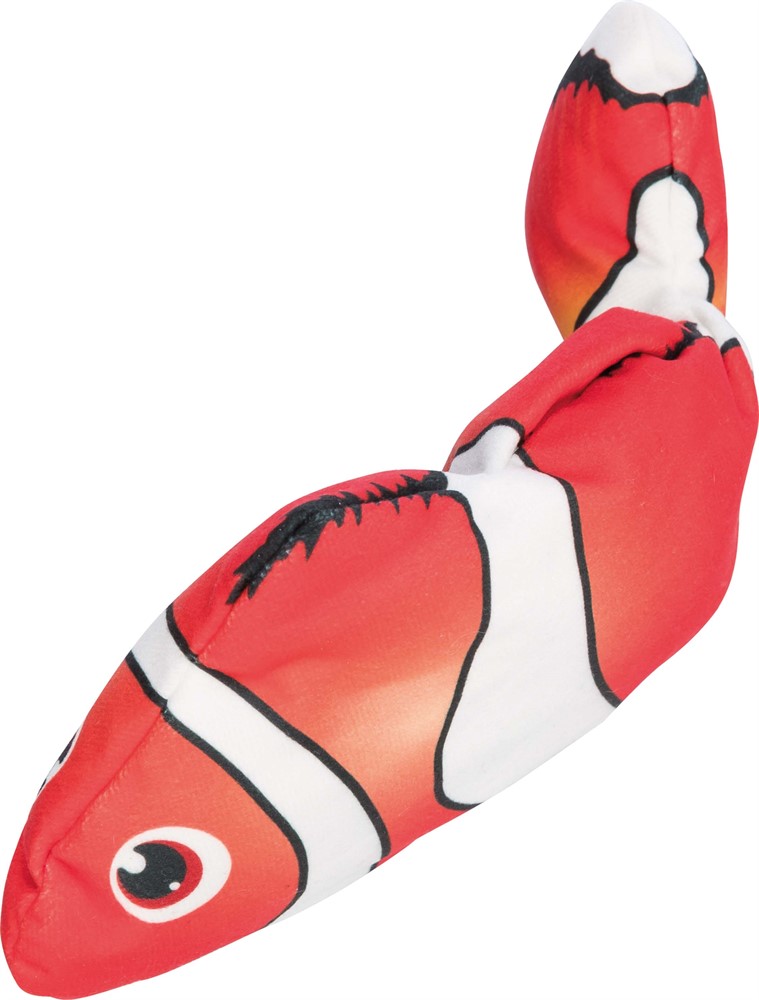Trixie Sprattlande Tyg Fisk Med Catnip 26cm - 2
