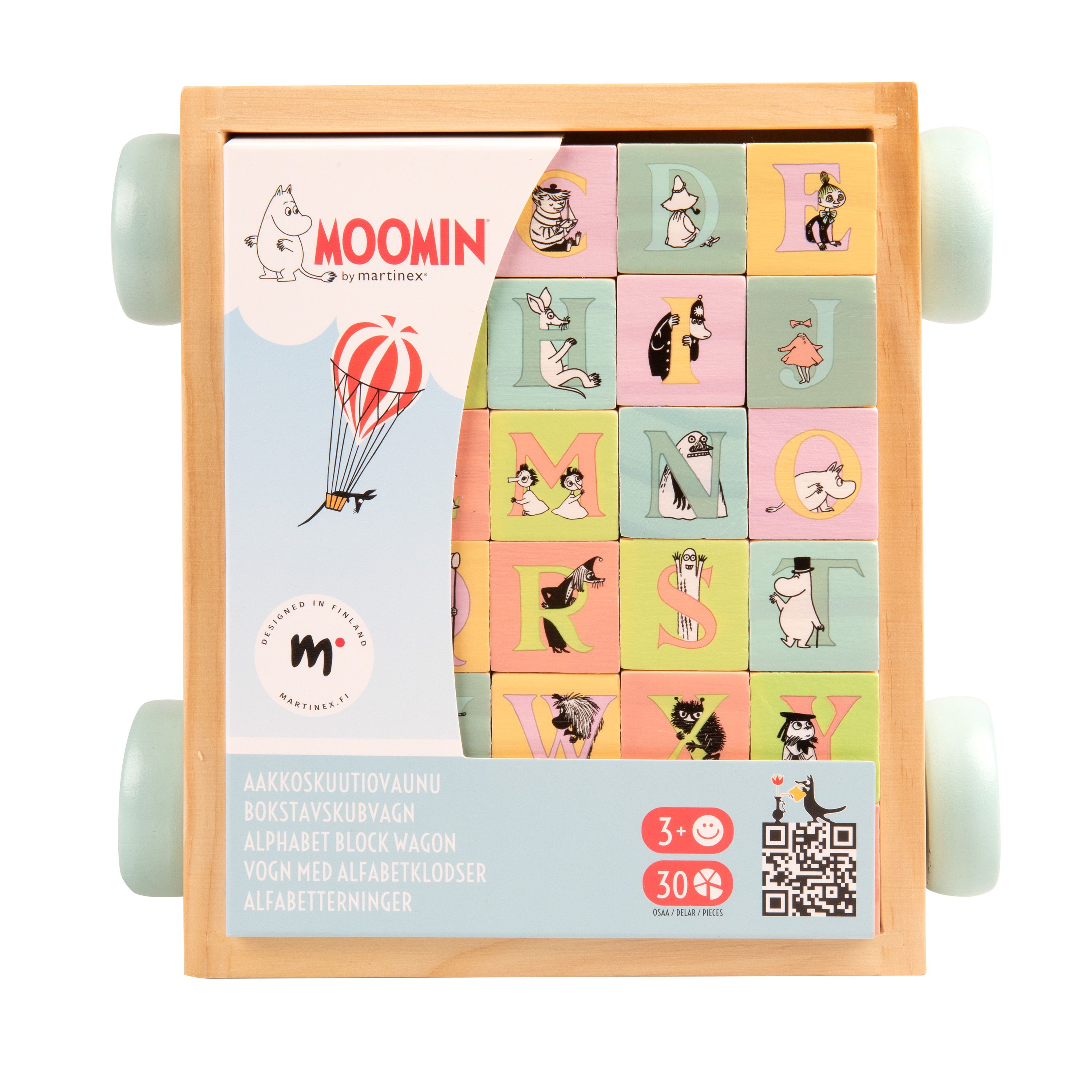 Mumin Bokstavskubvagn - 2