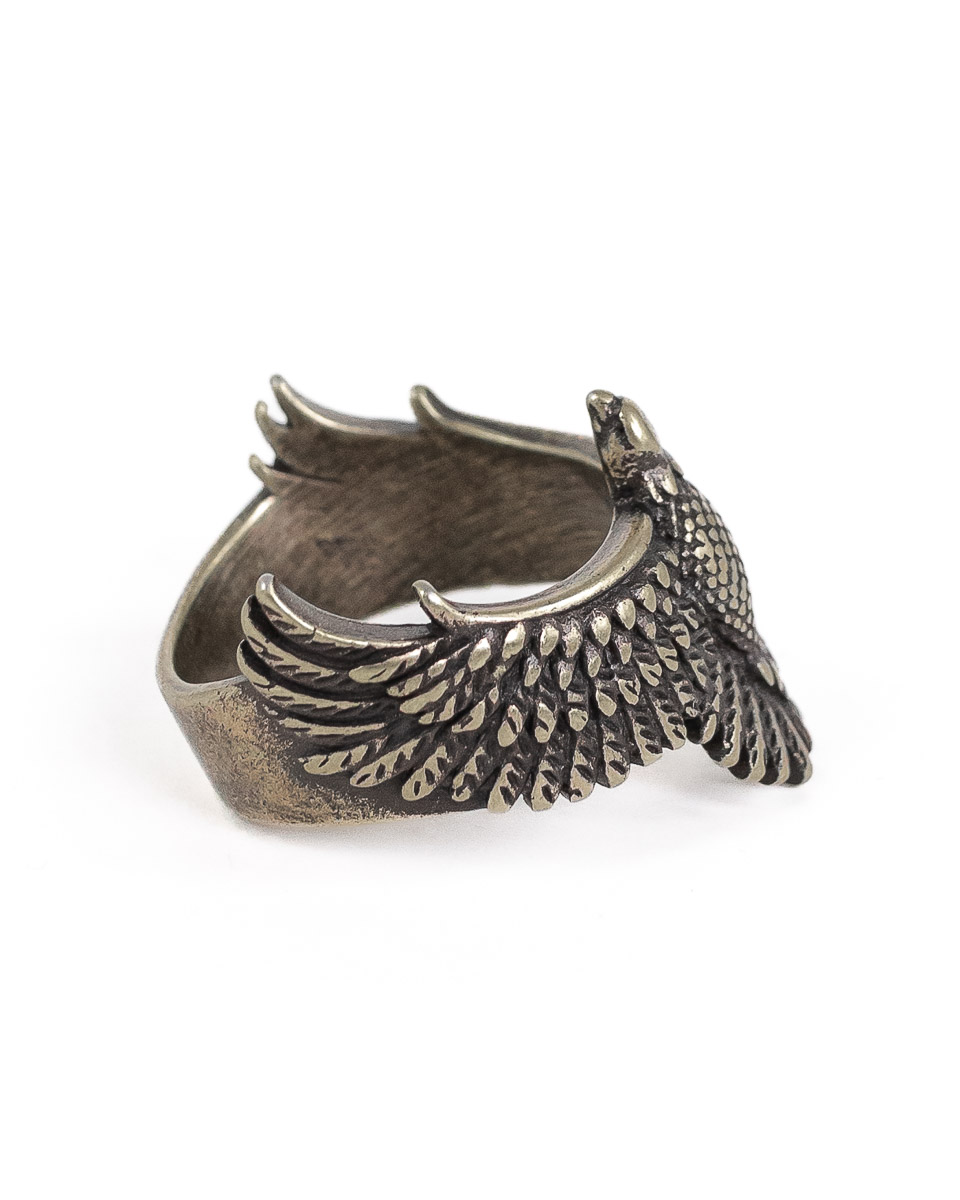 Jernhest - Eddie - Ring Örnmotiv Mässing - 3