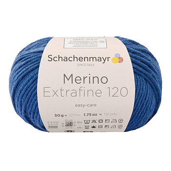 Merino Extrafine 120 - blå 154