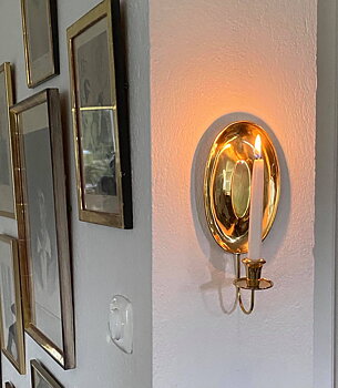 Lampett Mässing Liten Oval - Lilly