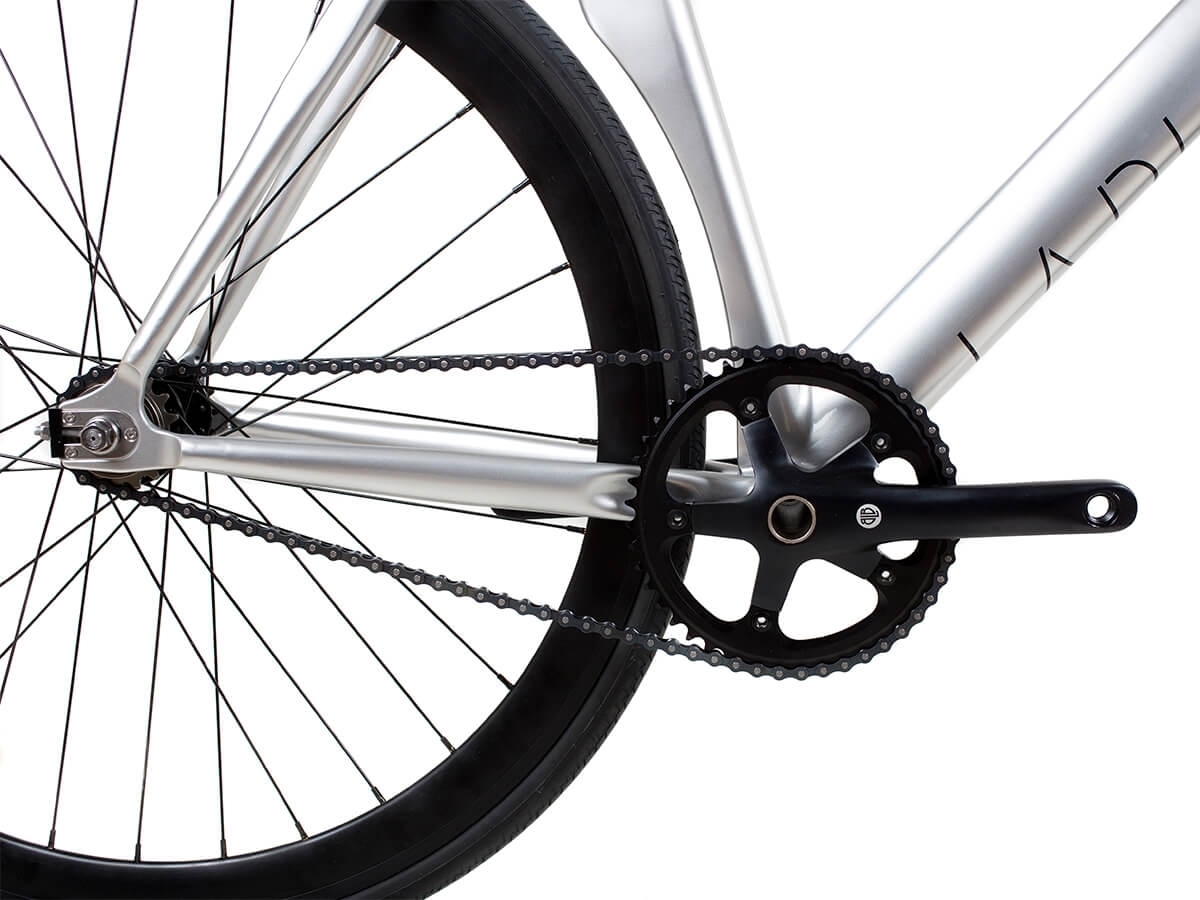BLB LA PIOVRA ATK FIXIE & SINGLE SPEED BIKE - POLISHED SILVER - 4