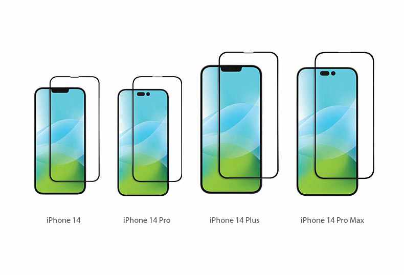 iPhone 14 Pro Max - Full Covered Tempered Protective glass  - 5