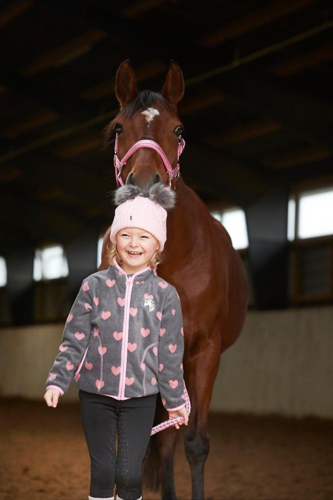 Equipage Java vinter ridetights til barn sort - 3