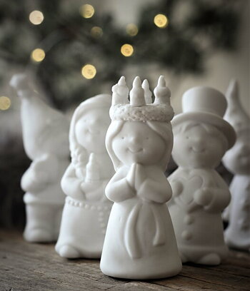 Luciatåg 5 st olika figurer från Majas Cottage