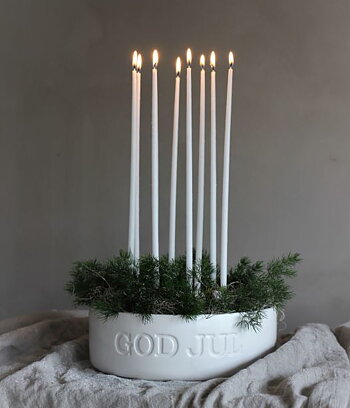 Kruka / skål GOD JUL - Majas Cottage