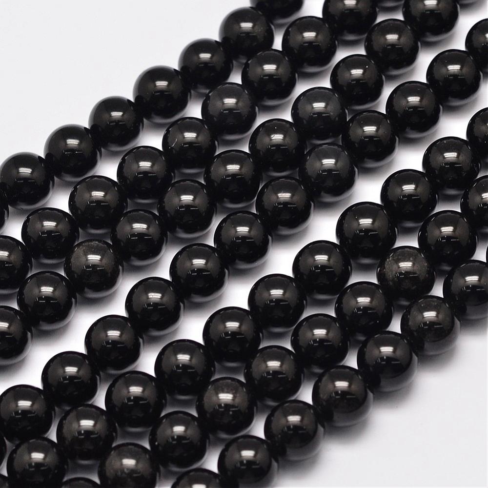 Obsidian svart 10 mm