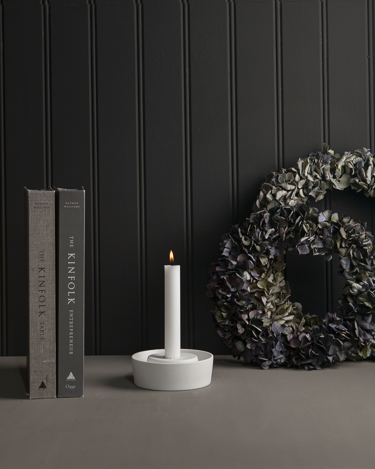 Valltorp Small White Candlestick - 5