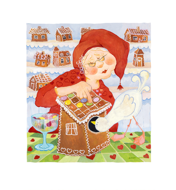 Birgitta Lindeblad Vykort - Julebo