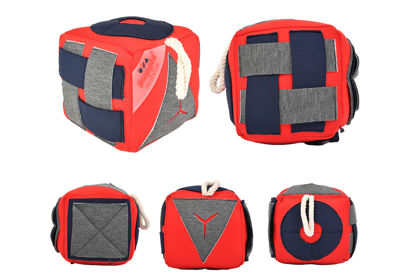 Puppia Aktivitetskub Roller 14x14x14cm Röd  - 7