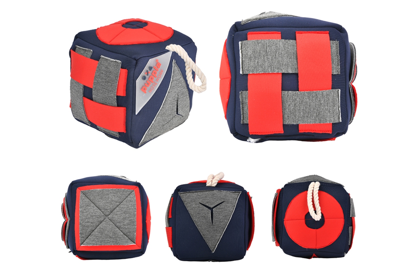 Puppia Aktivitetskub Roller 14x14x14cm Marinblå - 7