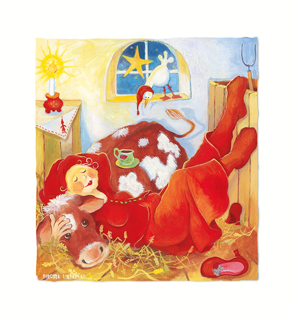 Birgitta Lindeblad Vykort - Julmys