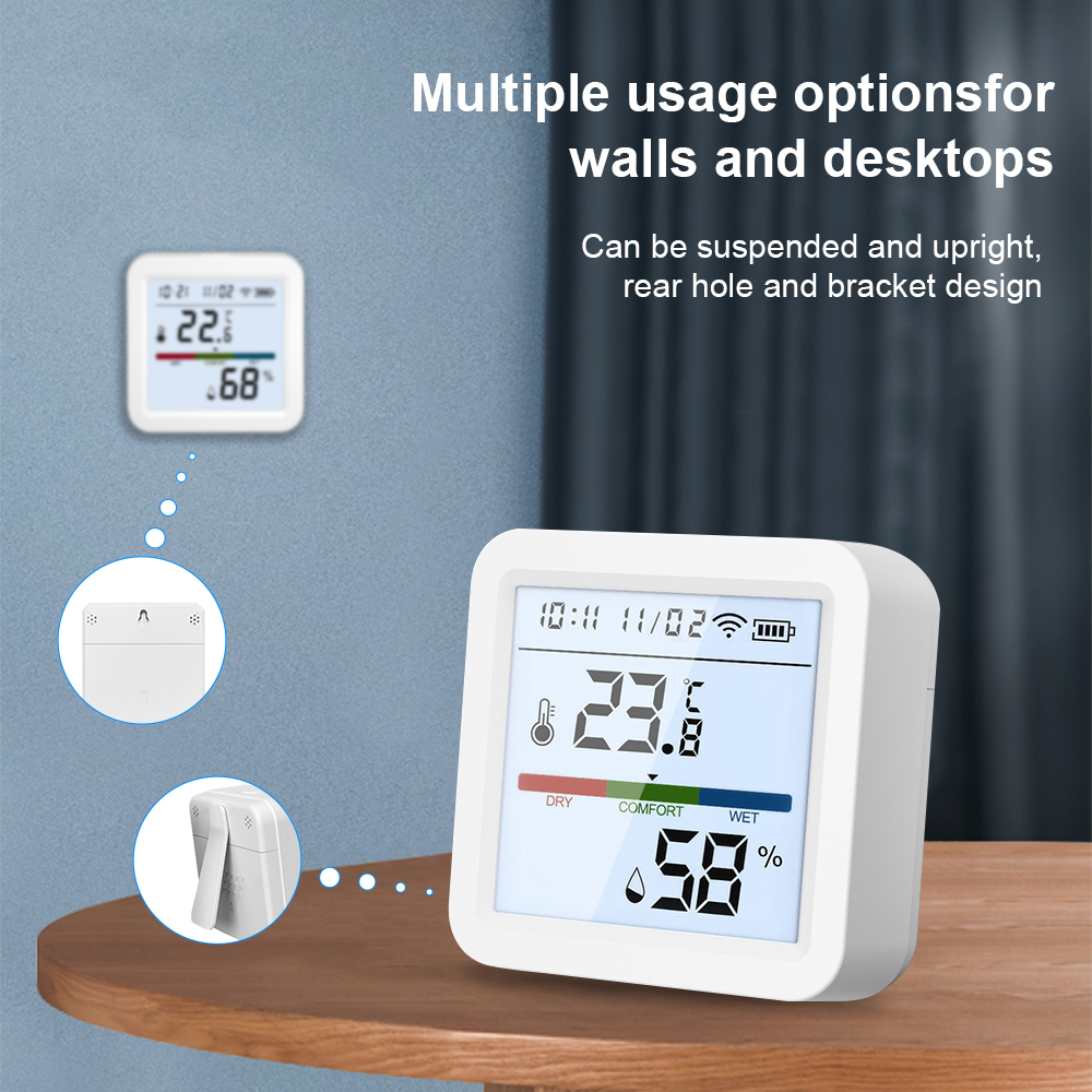 WiFi Termometer med LED, APP, inomhus - 2