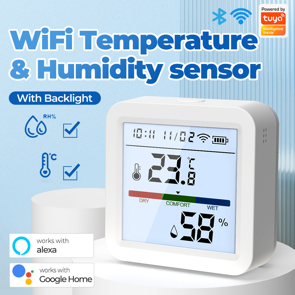 WiFi Termometer med LED, APP, inomhus - 14