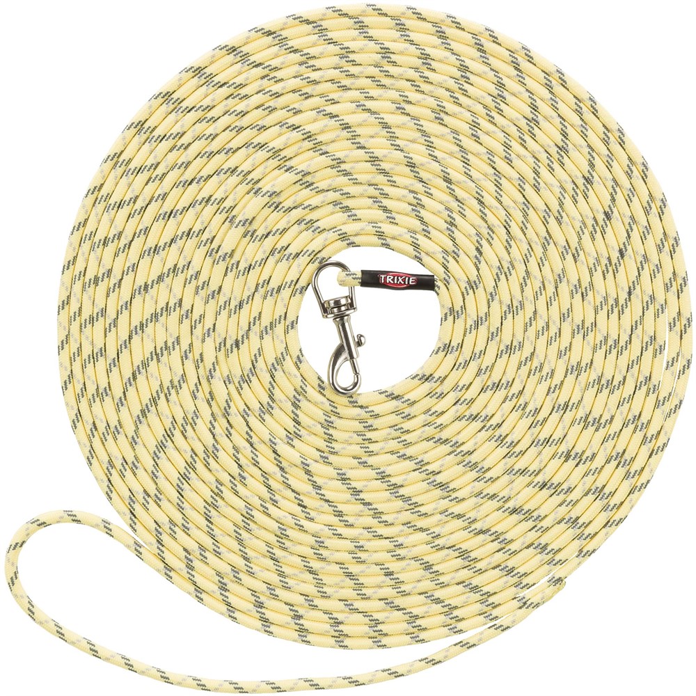 Trixie Junior Valp/Unghund Rund Spårlina XX-Small - X-Small Ø 4 mm x 8 Meter Gul