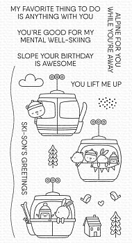 MY FAVORITE THINGS-Alpine Friends  STAMP & DIE SET