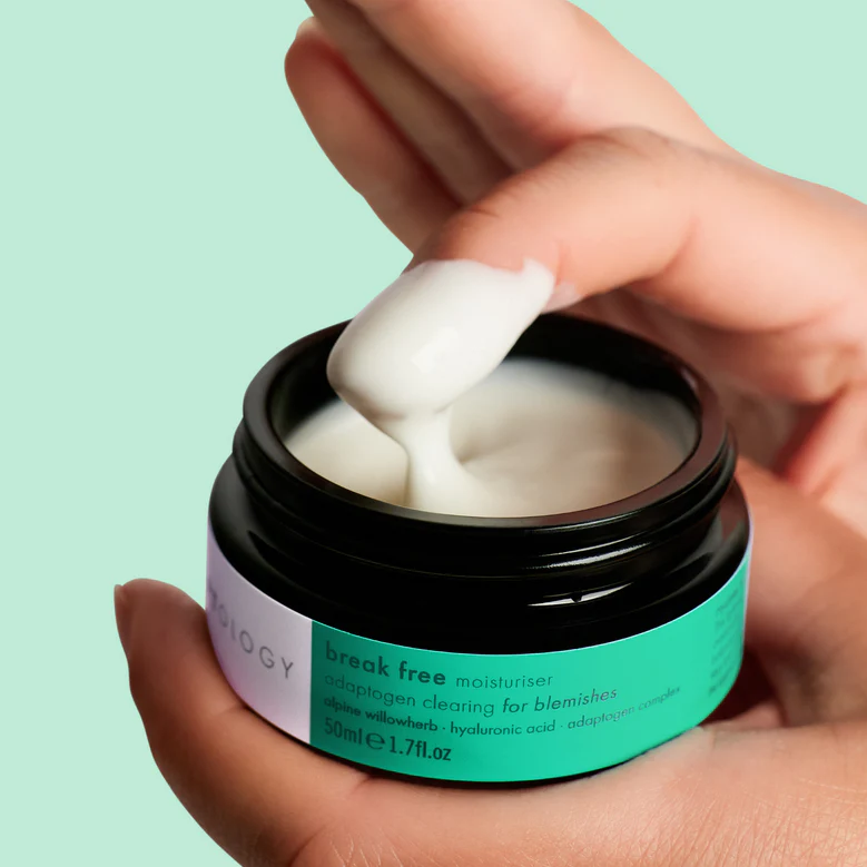 ADAPTOLOGY BREAK FREE MOISTURISER 50ml | Den ultimate fuktighetskrem til uren hud - 4