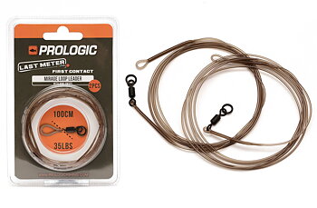 PROLOGIC LM MIRAGE LOOP LEADER W/RING SWIVEL 2PCS