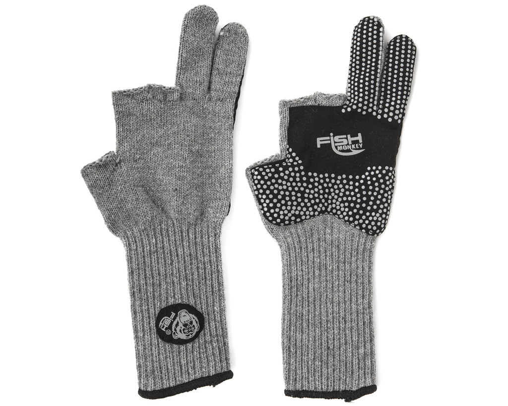 Fish Monkey Bauers Grandma Two Finger Wool Glove, fishing gloves