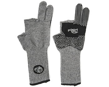 Fish Monkey Bauers Grandma Two Finger Wool Glove, fiskevantar