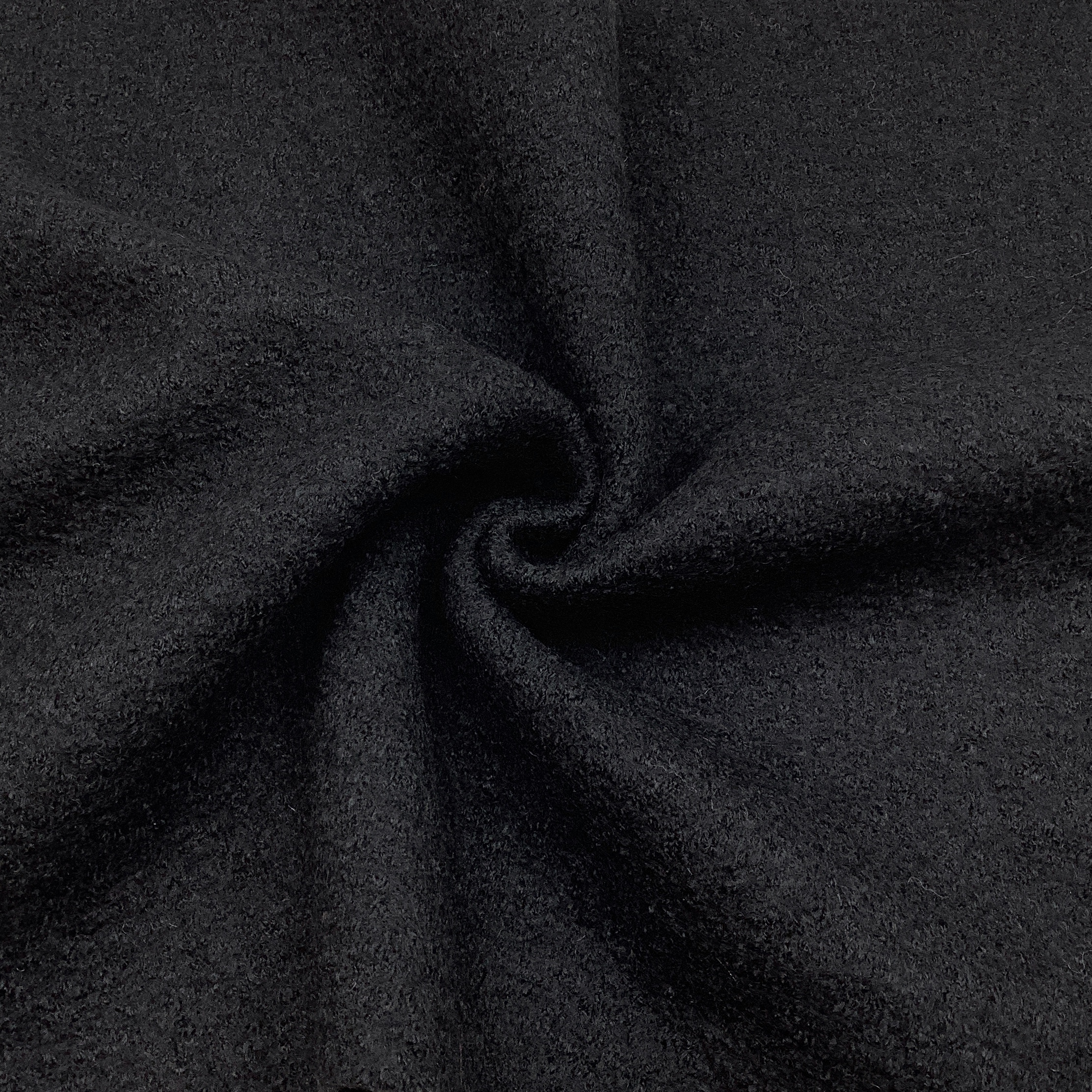 Wool bouclé black HE179