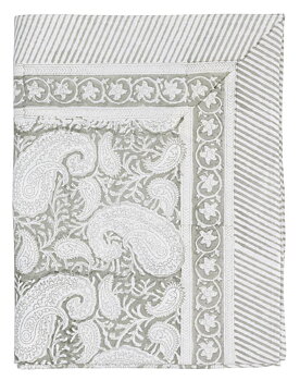 Chamois Duk Big Paisley Ljus Grå 
