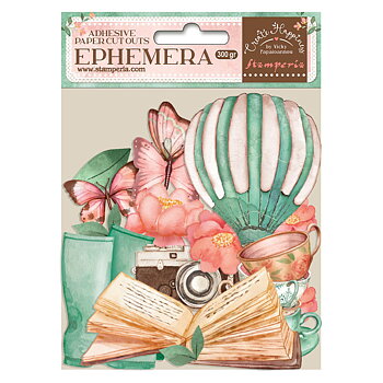 Stamperia Create Happiness Adhesive Cut-outs Ephemera - Pink Dream