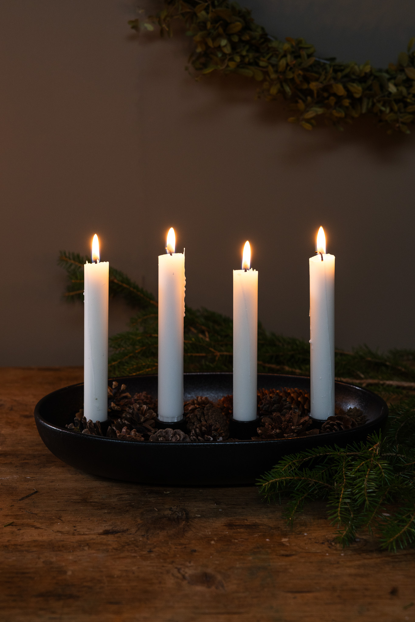 Gröndal - Candlestick - Advent Candlestick - Black - 32x20x5 cm - 4