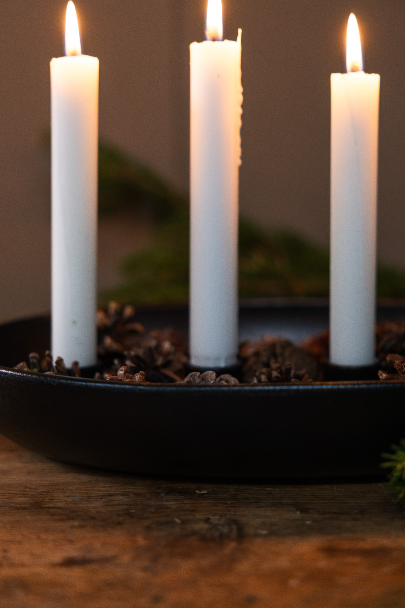 Gröndal - Candlestick - Advent Candlestick - Black - 32x20x5 cm - 12