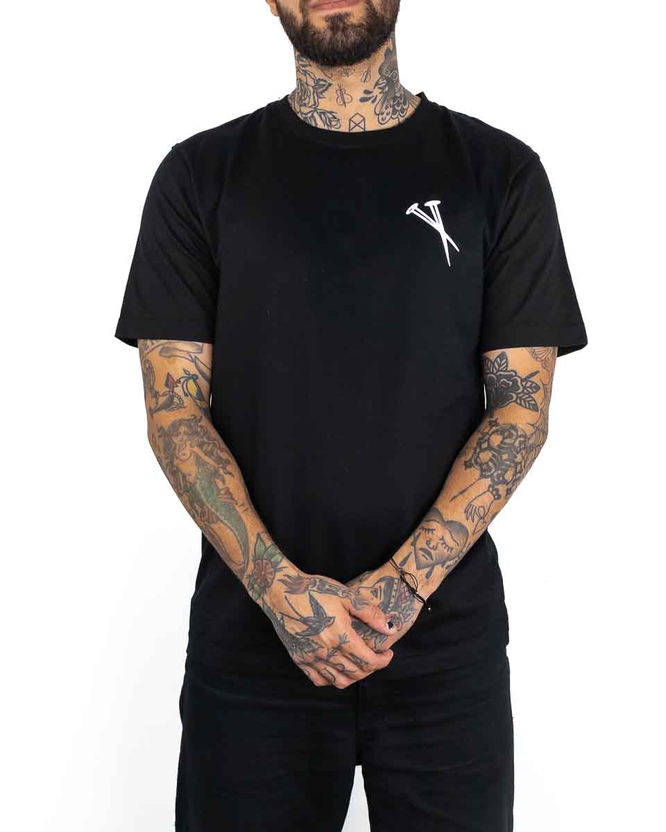 Jernhest - Vino T-shirt Black - 4