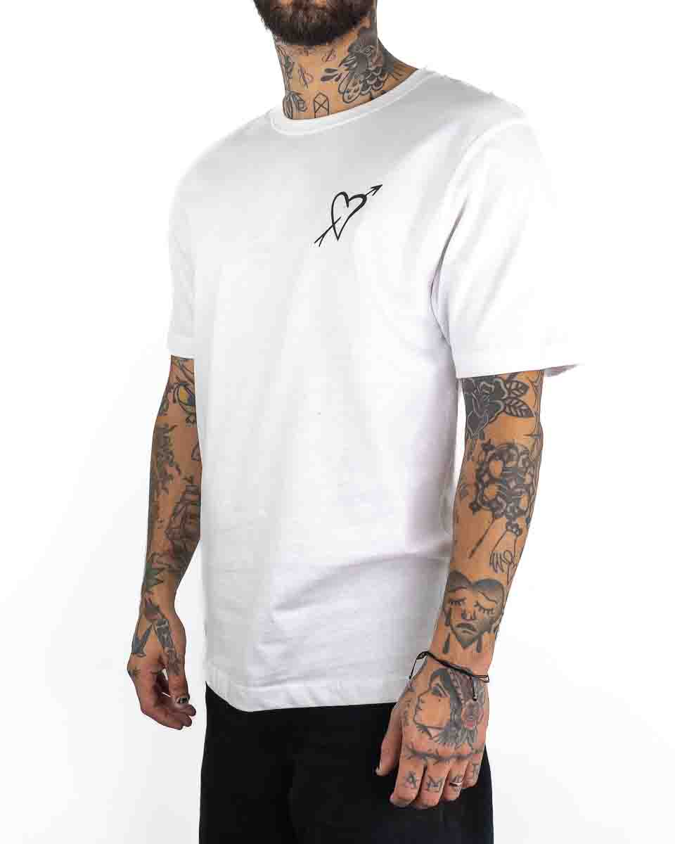 Jernhest - T-shirt Vit - So Sorry - 4