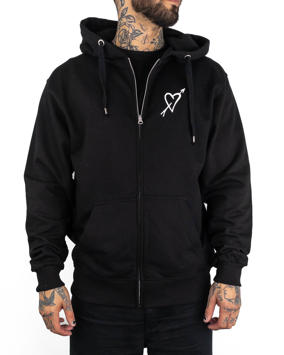 Jernhest - Zip Hood Svart - So Sorry - 2